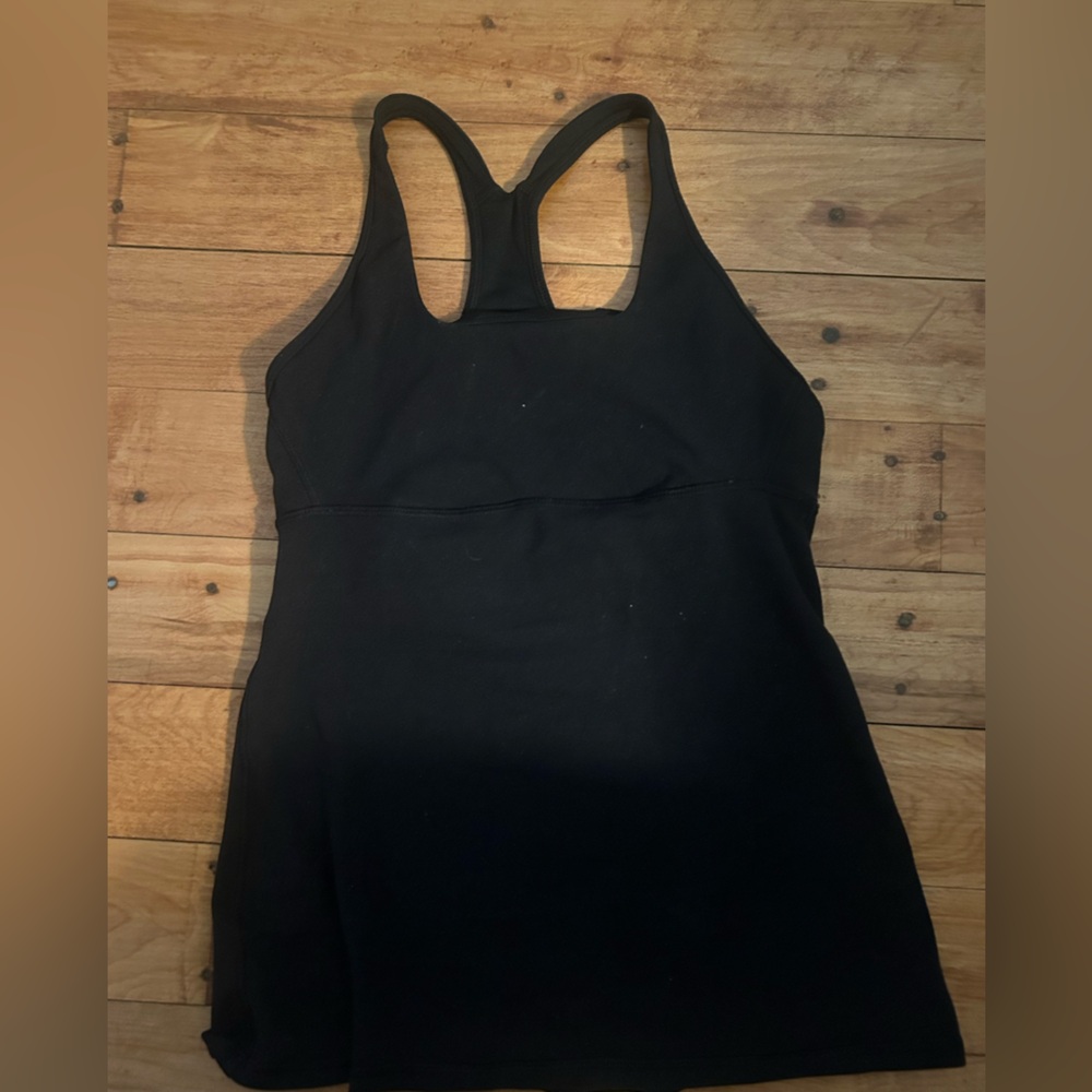 BLACK LULULEMON TANK TOP